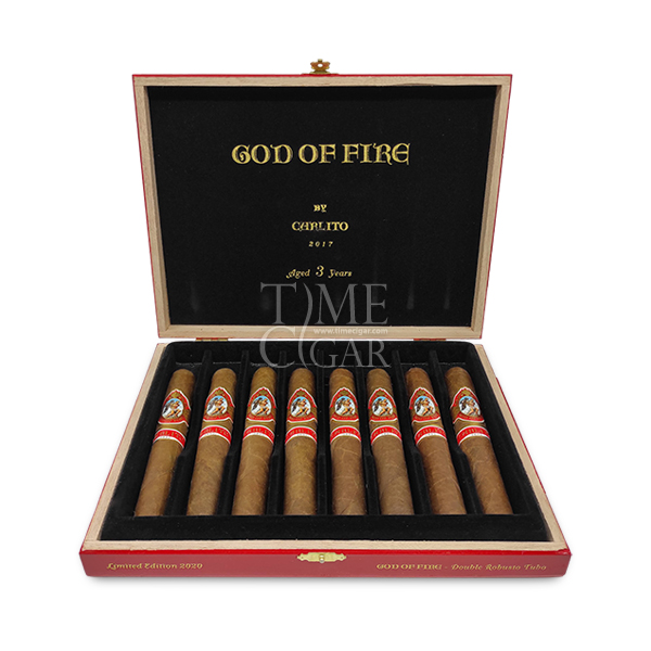 God of Fire by Carlito Double Robusto Tubos 火神火神卡利托雙羅伯圖鋁管